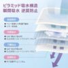 ペット用トイレシーツ レギュラー 120枚入 トイレシート ペットシート 超吸収 厚型 無香 無臭 消臭 臭い 衛生的 速乾性 犬 猫 漏れ防止 PEフィルム MIYU-JP ミユジャパン - 画像 (2)
