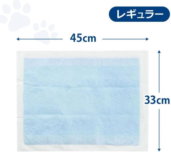 ペット用トイレシーツ レギュラー 120枚入 トイレシート ペットシート 超吸収 厚型 無香 無臭 消臭 臭い 衛生的 速乾性 犬 猫 漏れ防止 PEフィルム MIYU-JP ミユジャパン - 画像 (4)