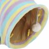 猫用トンネル 猫ハウス キャットトンネル 猫ベッド おもちゃ ペットハウス キャット ネコトンネル ネコの寝袋 ペット用品 クッション 折りたたみ プレイベッド キャンバス 屋内用 MIYU-JP ミユ ジャパン - 画像 (4)