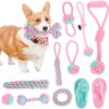 犬用おもちゃトイセット ロープ結び 縫い包み 噛む 安全 ストレス発散 トレーニング 歯磨き 犬用玩具 コットン 綿 丈夫 小型犬 中型犬 MIYU-JP ミユ ジャパン - 画像 (17)