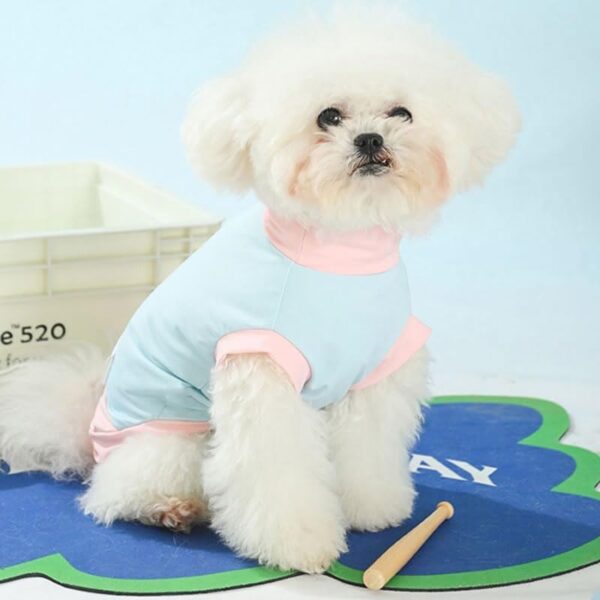 ペットのお洋服 ドッグウェア ノースリーブ おしゃれ 犬服 冷感ペット 通気性 薄手 涼しい ベスト 柔らかい 春夏秋 中型犬 小型犬 MIYU-JP ミユジャパン - 画像 (3)
