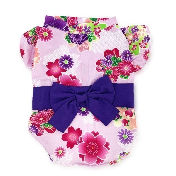 ペットのお洋服 ドッグウェア 着物 浴衣 犬用 花柄 お祭り 夏服 中型犬 小型犬【全2カラー／4サイズ】MIYU-JP ミユ ジャパン - 画像 (5)