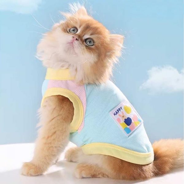 ペットのお洋服 着せやすい 涼しい シャツ - 画像 (2)
